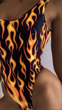 Load image into Gallery viewer, Mad Flames Swimsuit | Sizzle in Style - Mad Hoppers
