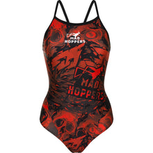 Cargar imagen en el visor de la galería, Hell&#39;s Gate Red Swimsuit | Make a Splash - Mad Hoppers
