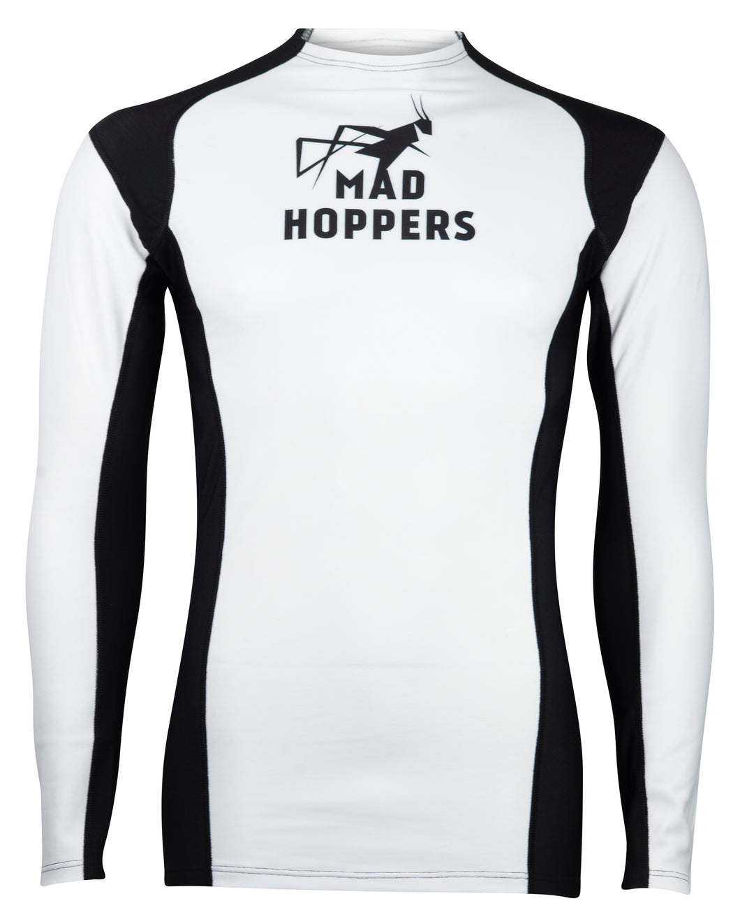 White Thermal Shirt Long Sleeve - Mad Hoppers