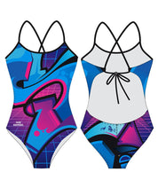Cargar imagen en el visor de la galería, Nina 80&#39;s Style Swimsuit | Retro Swimwear - Mad Hoppers
